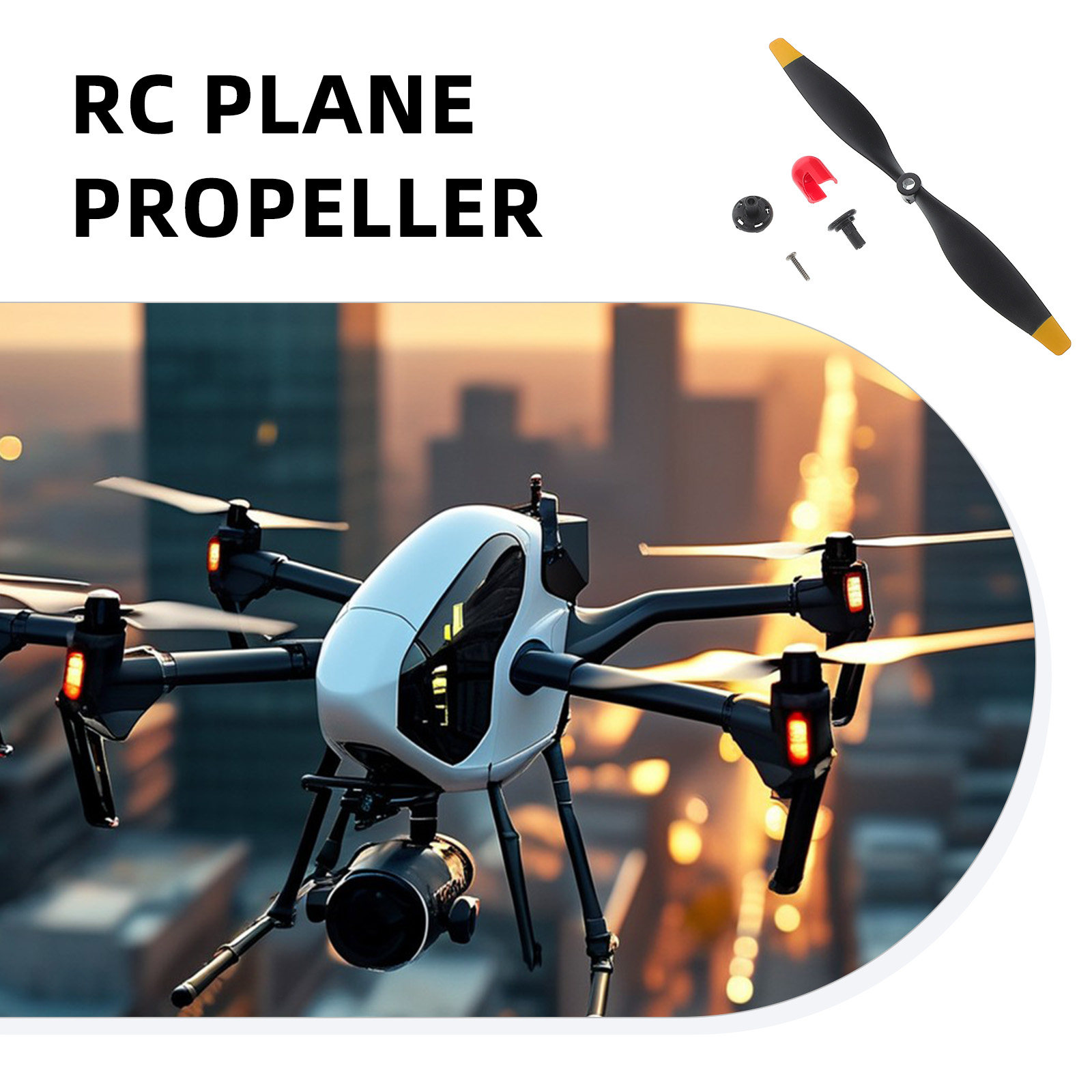 Rc Helicopter Parts - 1Set Spiral Propeller Clamp High Precision