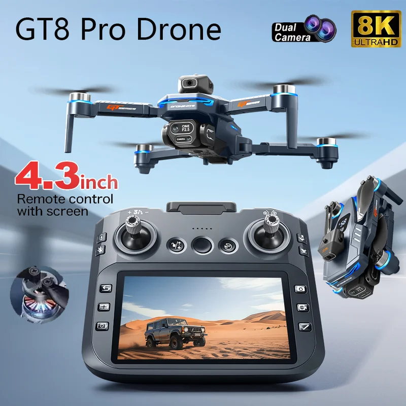 Rc Helicopter Mini - 2026 New GT8 Drone GPS 8K