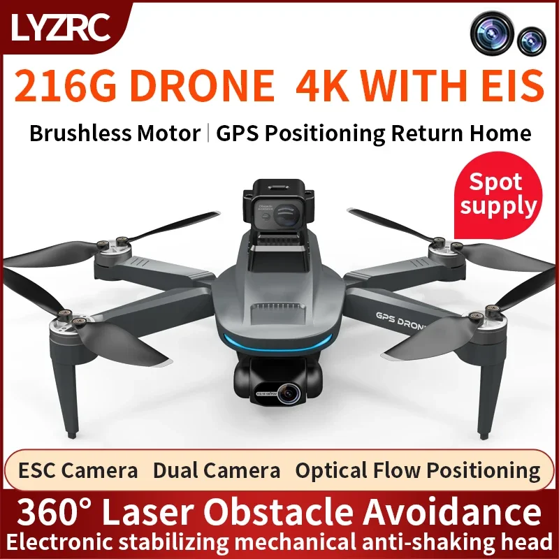 L200 PRO MAX Drone 4K 2-Axis P - Rc Helicopter Electric のレビューと価格