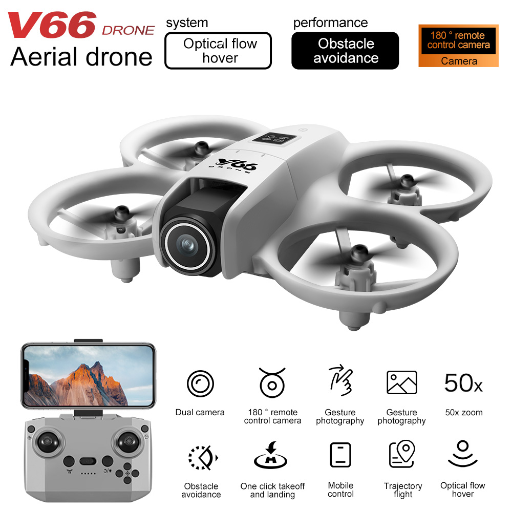 New V66 Mini Drone HD Camera 4 - Rc Helicopter Mini のレビューと価格