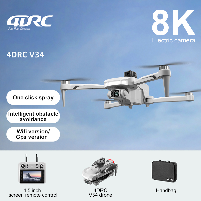 2025 New V34 Drone 8K Camera P - Rc Helicopter Electric のレビューと価格
