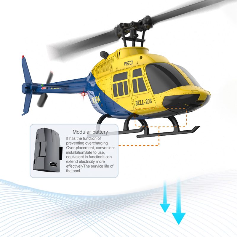 A60 RC Helicopter 2.4G 6-Aixs  - Rc Helicopter Large のレビューと価格