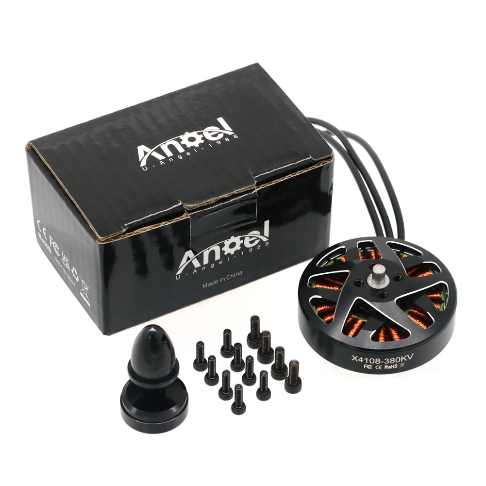 4pcs UAngel 4108 X4108 380KV 6 - Rc Helicopter Large のレビューと価格
