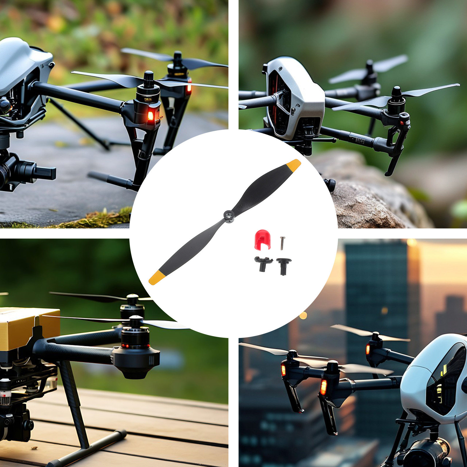 1Set Spiral Blade Propeller Ro - Rc Helicopter Blade のレビューと価格