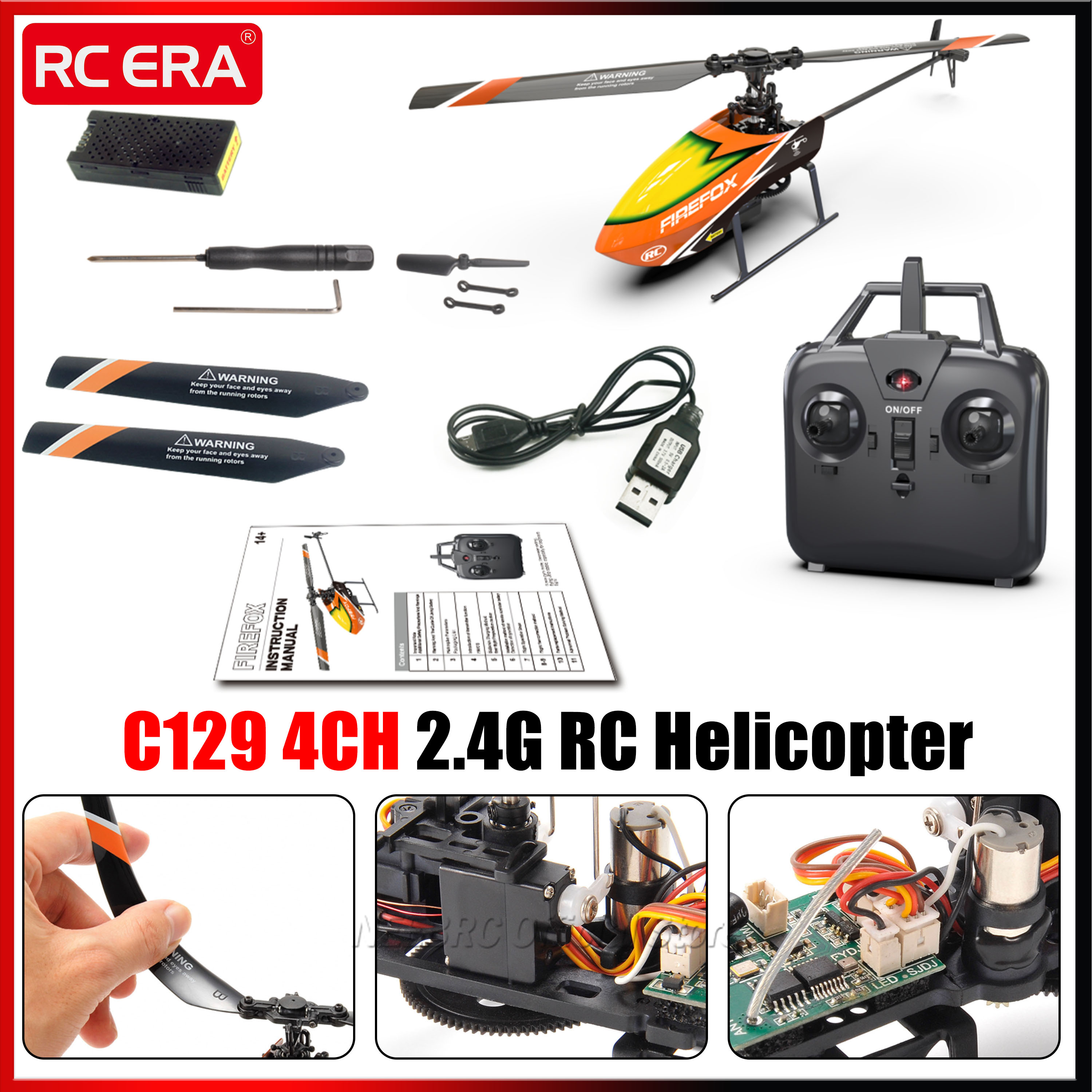 C129 4CH 2.4G RC Helicopter RT - Rc Helicopter Single Rotor のレビューと価格