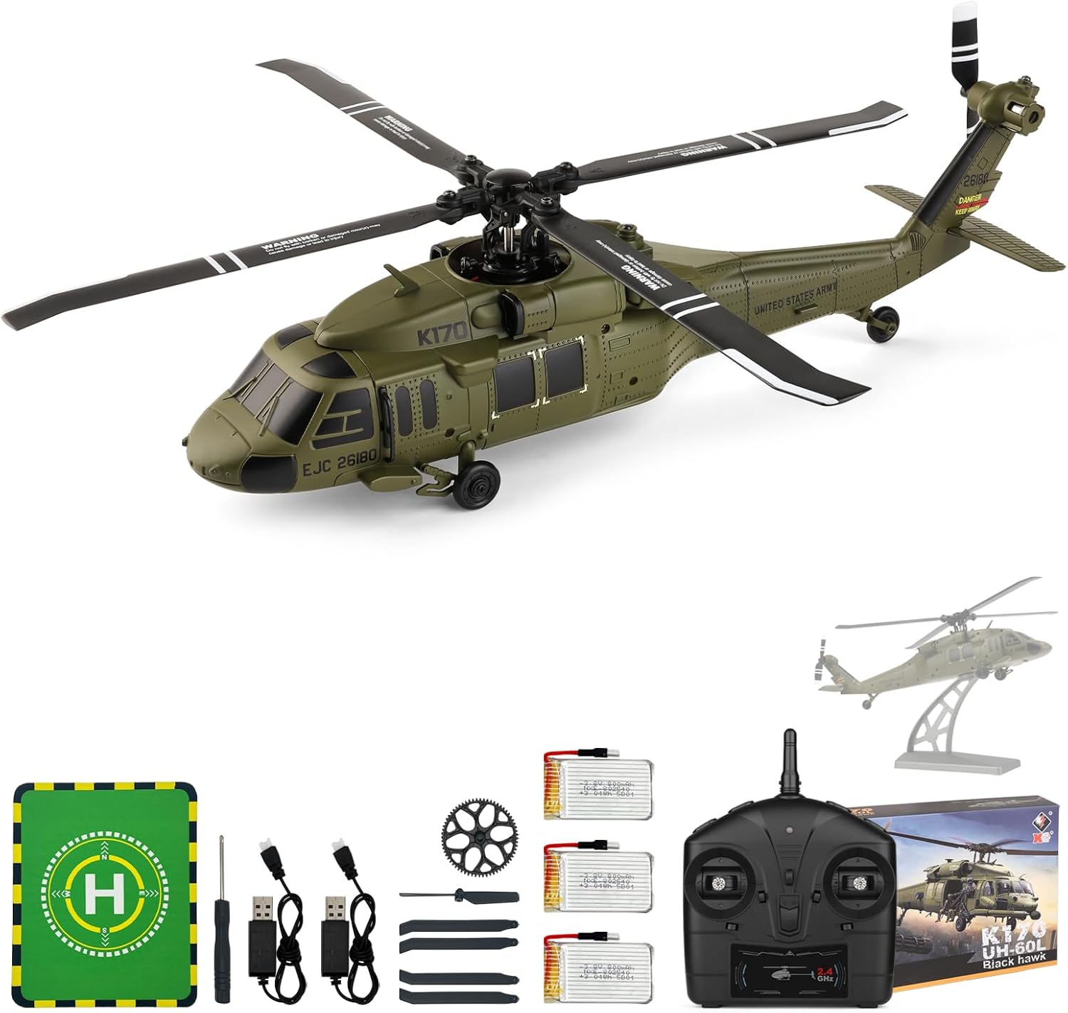 WLtoys K170 Brushless 4-CH RC  - Rc Helicopter Gyro のレビューと価格