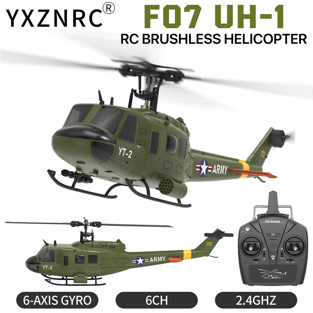 YUXIANG F07 UH-1 Aileronless H - Rc Helicopter Gyro のレビューと価格