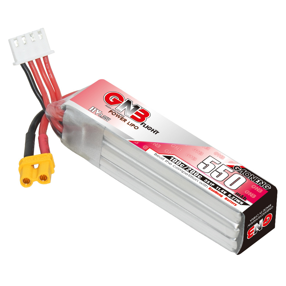 GNB HV 11.4V 550mAh 100C/200C  - Rc Helicopter Coaxial のレビューと価格