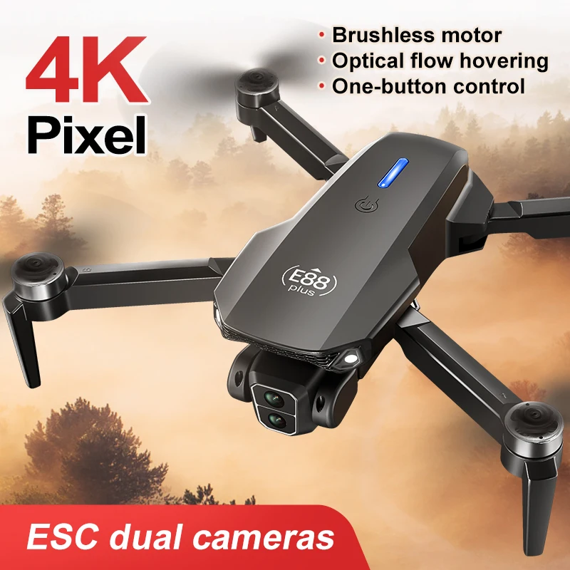 New E88 Plus Quadcopter Drone: - Rc Helicopter Electric のレビューと価格