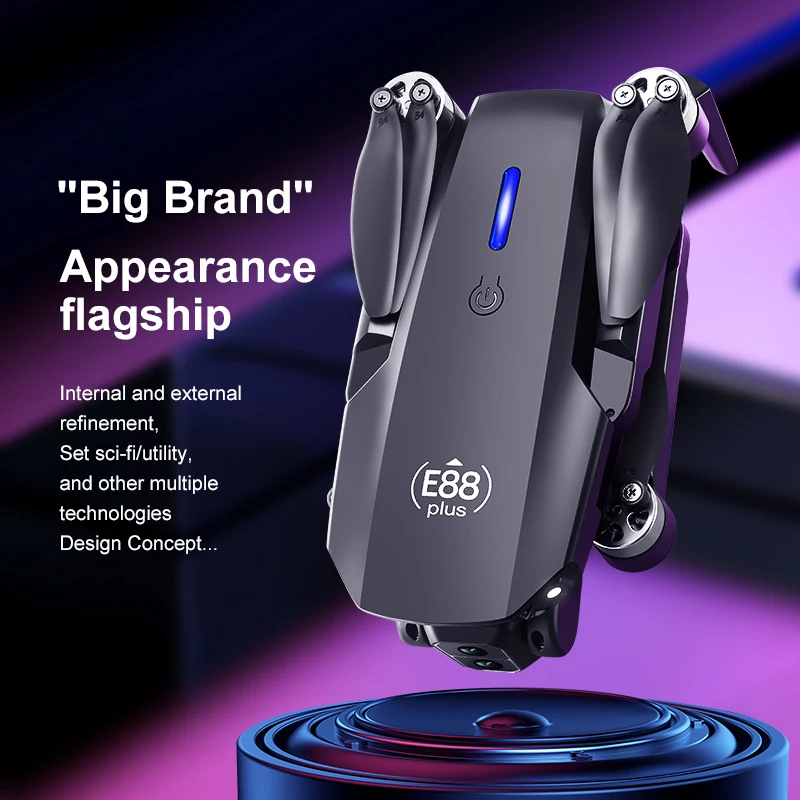 New E88 Plus Quadcopter Drone: - Rc Helicopter Electric のレビューと価格