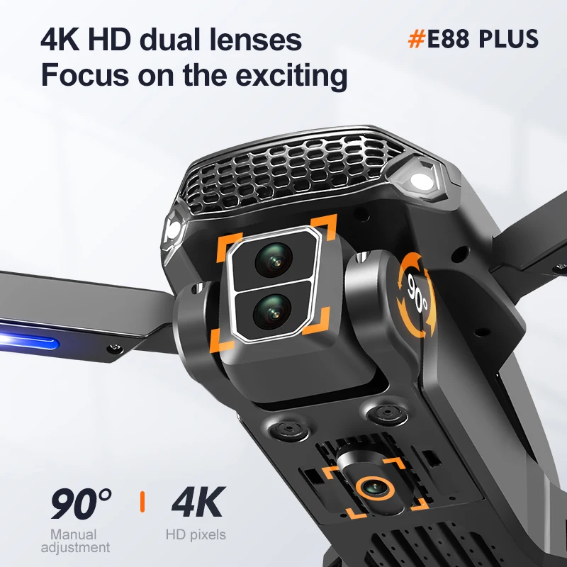 New E88 Plus Quadcopter Drone: - Rc Helicopter Electric のレビューと価格