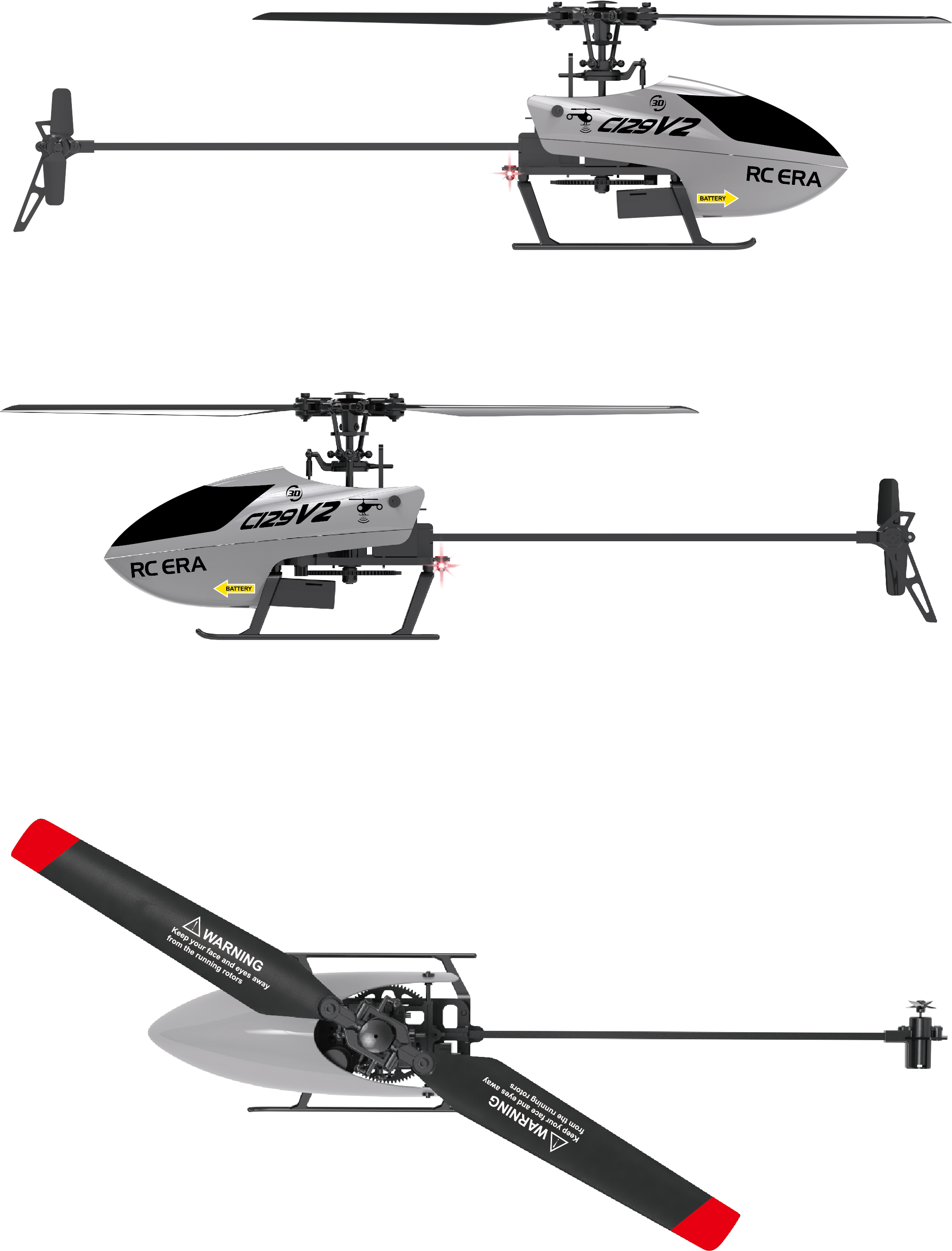 C129 V2 4CH RC Helicopter RTF  - Rc Helicopter Gyro のレビューと価格