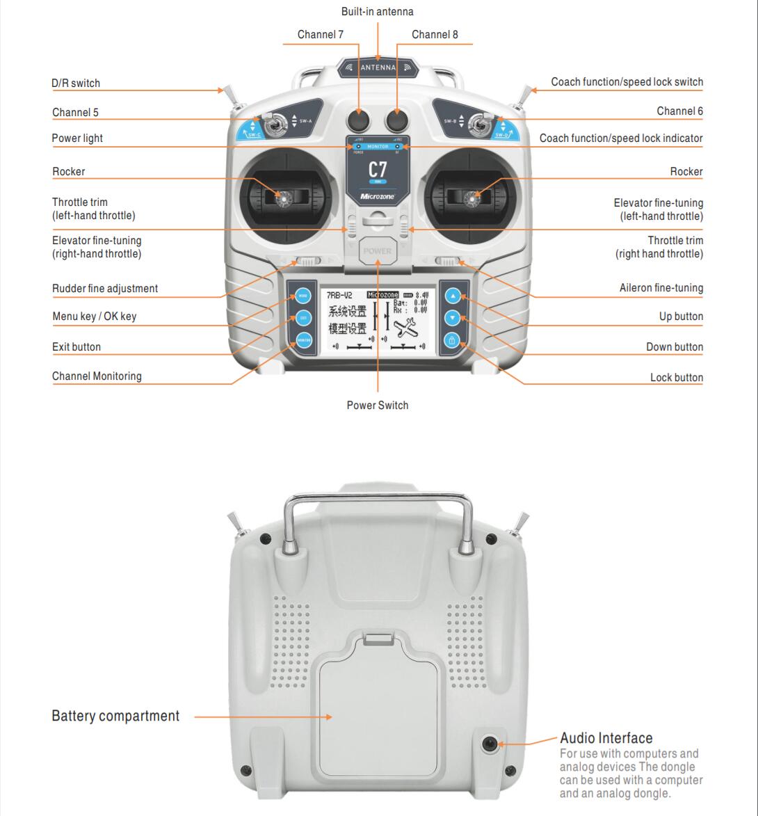 MicroZone MC7 Controller C7 MI - Rc Helicopter Remote Control のレビューと価格