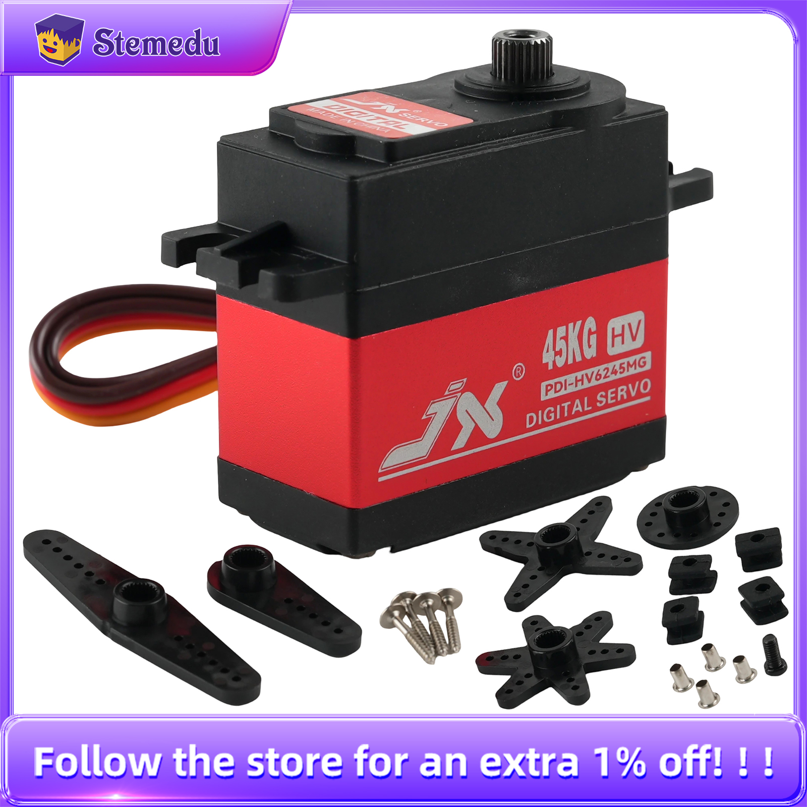 JX Servo PDI-HV6245MG 45KG HV  - Rc Helicopter Servo のレビューと価格