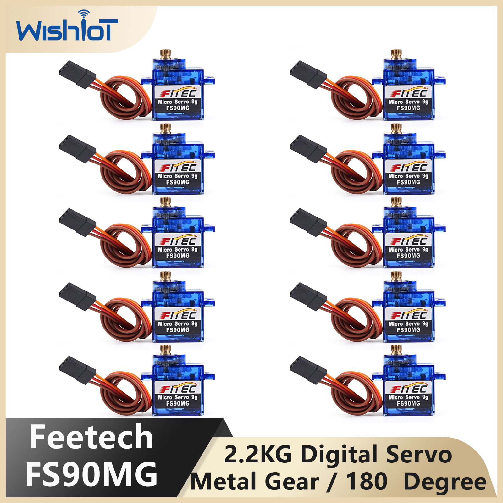 Feetech FS90MG 2.2KG 9g Digita - Rc Helicopter Servo のレビューと価格
