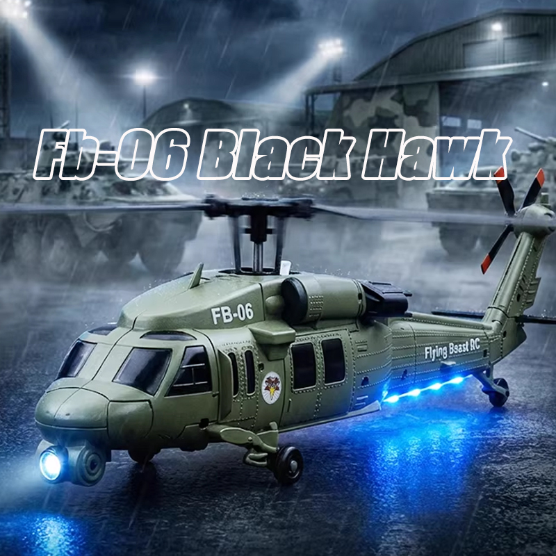 FB-06 Black Hawk Remote Contro - Rc Helicopter Large のレビューと価格
