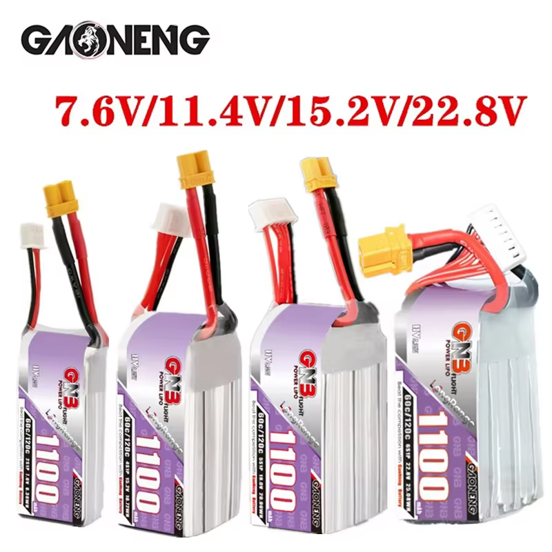 GNB 1100mAh 2S 3S 4S 6S 60C/12 - Rc Helicopter Battery のレビューと価格