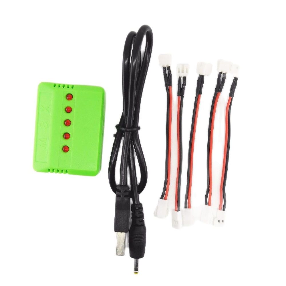5PCS Cables And 1X 5 In 1 USB  - Rc Helicopter Charger のレビューと価格