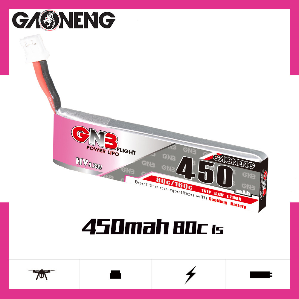 GNB HV 1S 3.8V 450mAh 80C/160C - Rc Helicopter Parts のレビューと価格