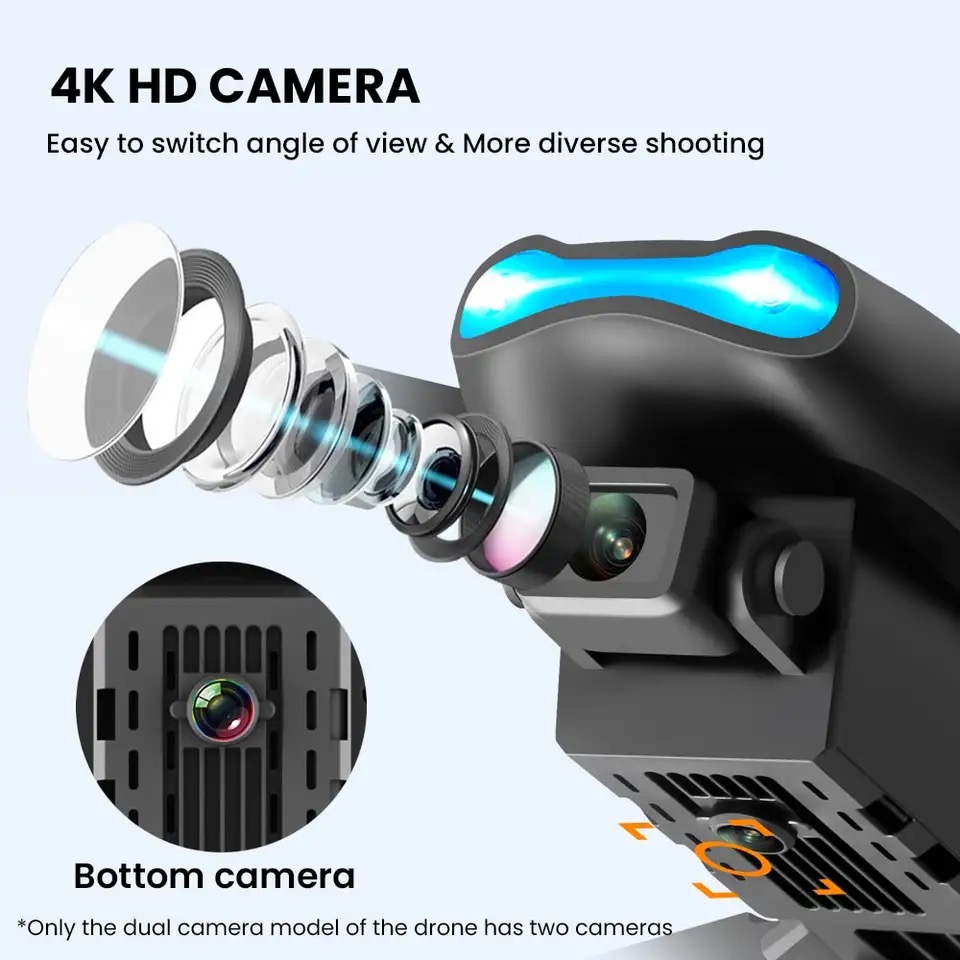 New Mini drone E99 4K WIFI HD  - Rc Helicopter Gas のレビューと価格