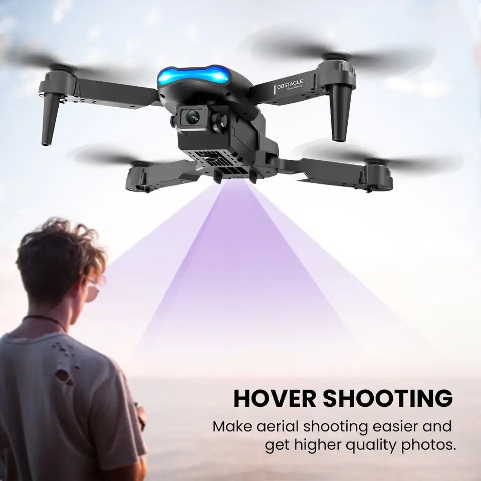 New Mini drone E99 4K WIFI HD  - Rc Helicopter Gas のレビューと価格