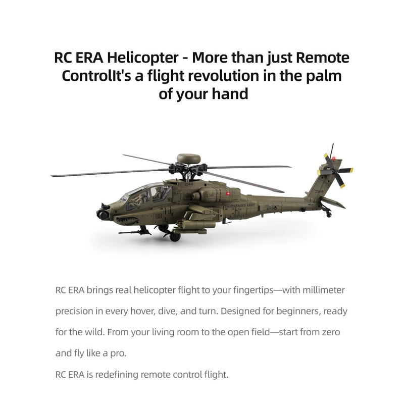 Rc Era C170 Ah 64d Apache Rc H - Rc Helicopter Single Rotor のレビューと価格
