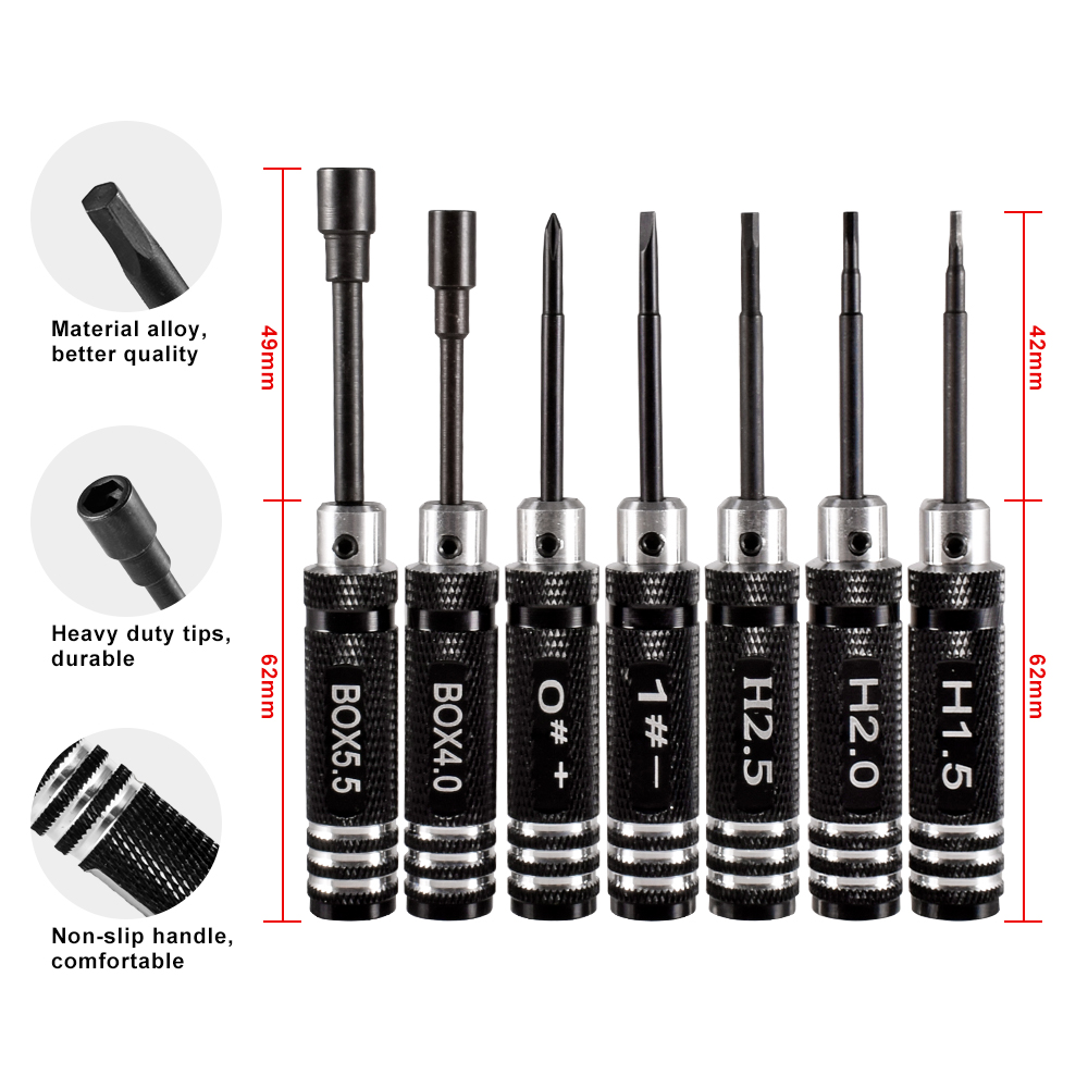 9IMOD RC Hex Driver Set Metal  - Rc Helicopter Tool Kit のレビューと価格