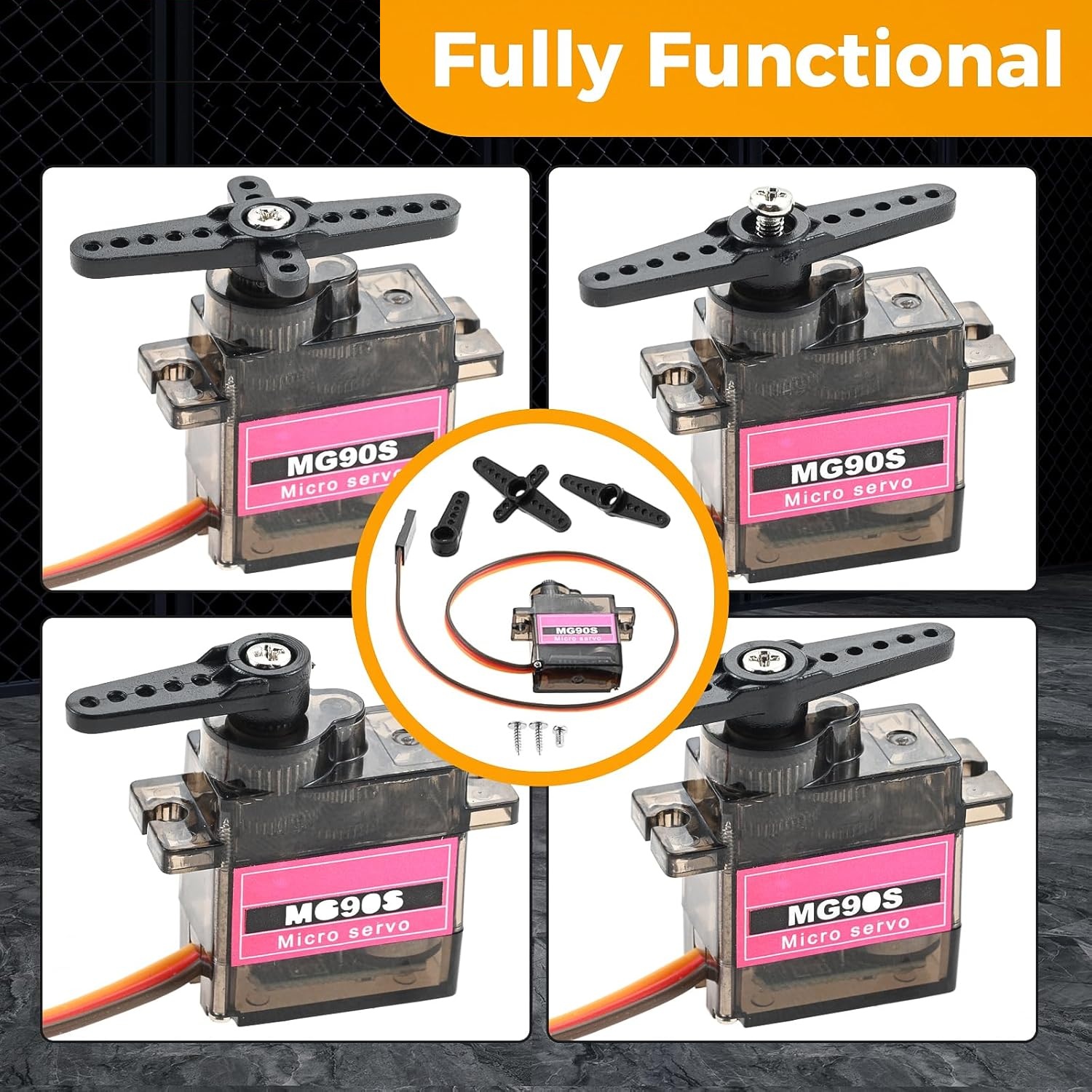 4pcs Micro Servo Metal Gear 90 - Rc Helicopter Mini のレビューと価格