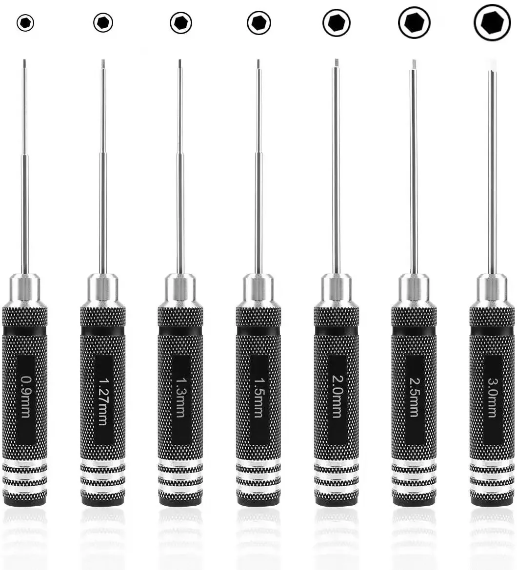 Hex Driver 7/4PCS Hex Allen Sc - Rc Helicopter Tool Kit のレビューと価格