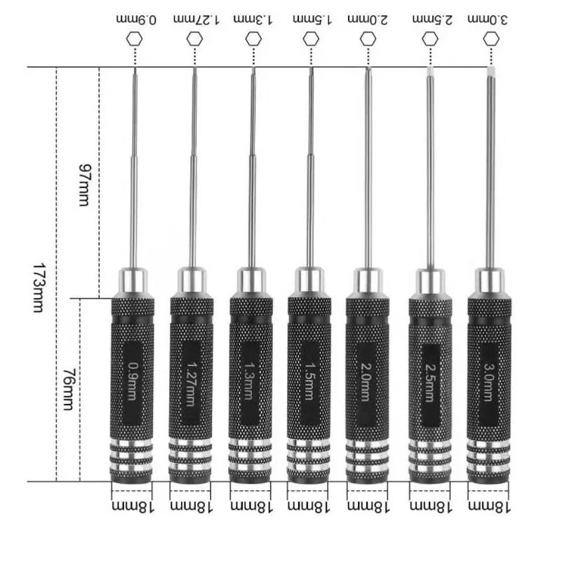 Hex Driver 7/4PCS Hex Allen Sc - Rc Helicopter Tool Kit のレビューと価格