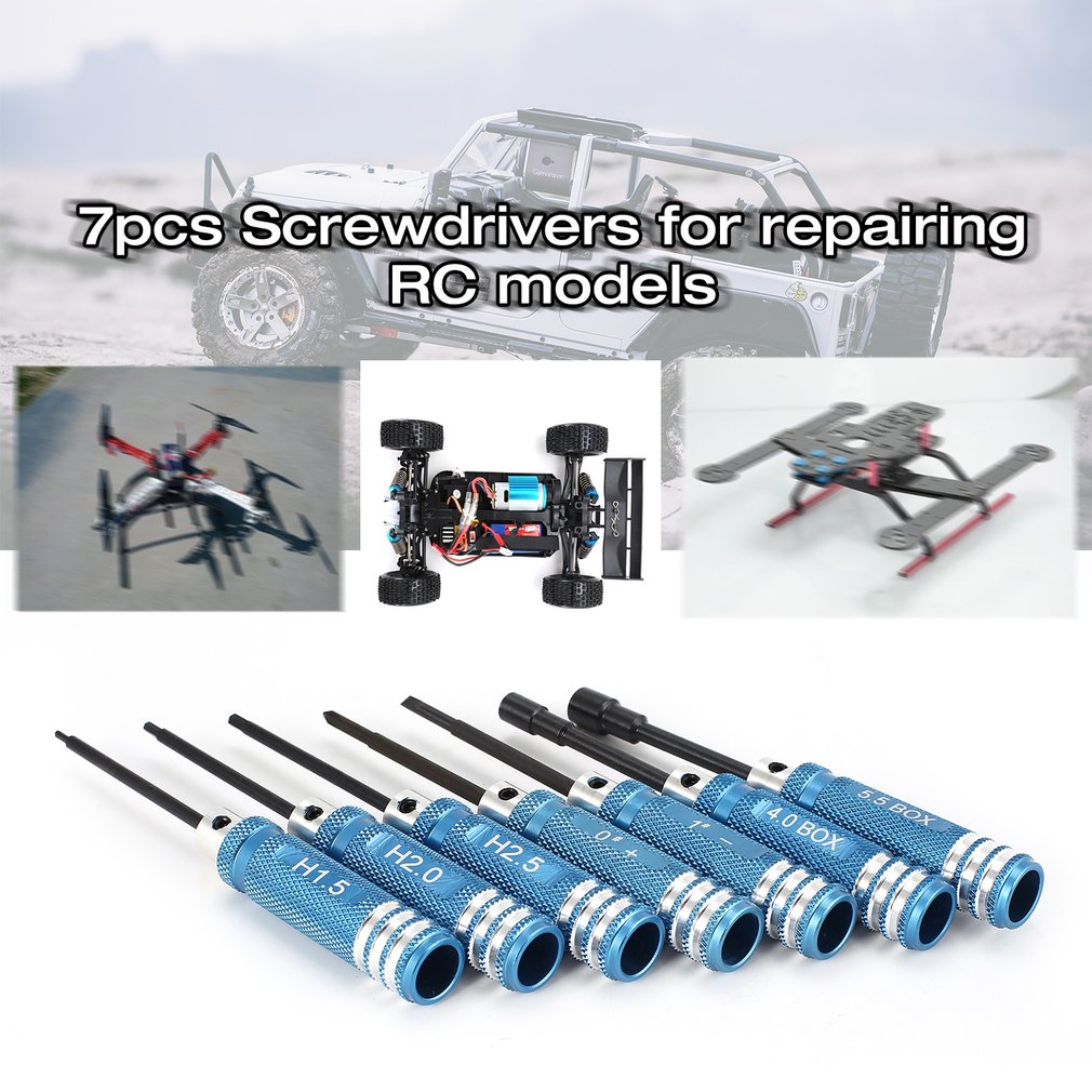 YSIDO 7Pcs 1.5 2.0 2.5mm Hex S - Rc Helicopter Tool Kit のレビューと価格