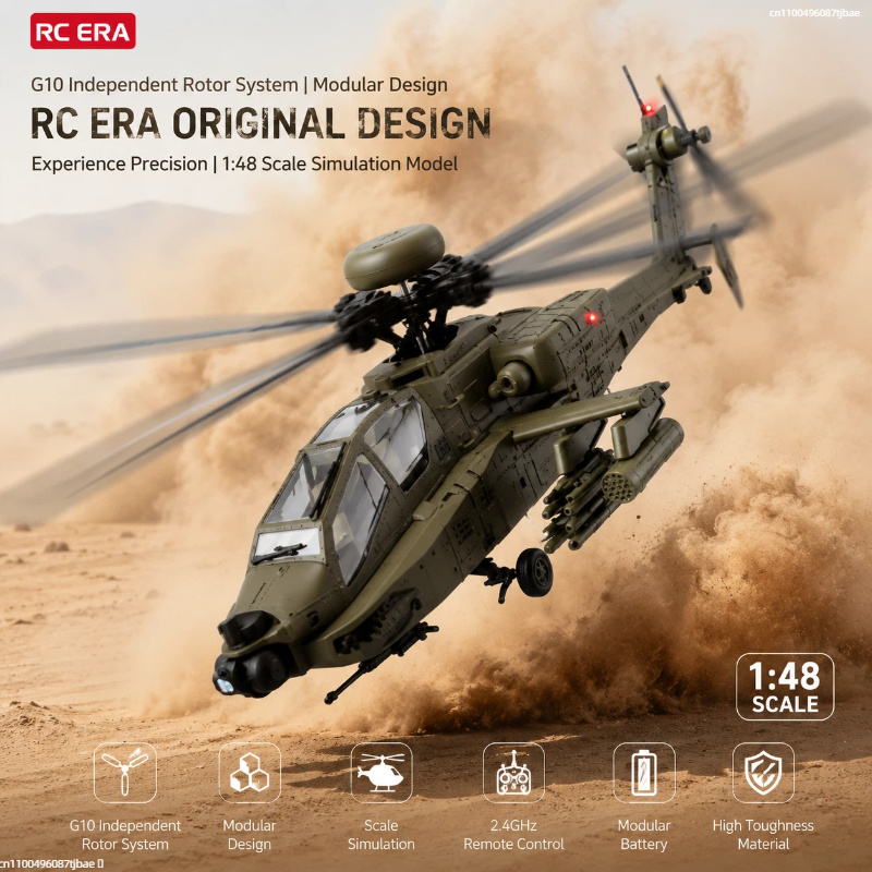 Rc Era Ah 64d Apache Helicopte - Rc Helicopter Single Rotor のレビューと価格