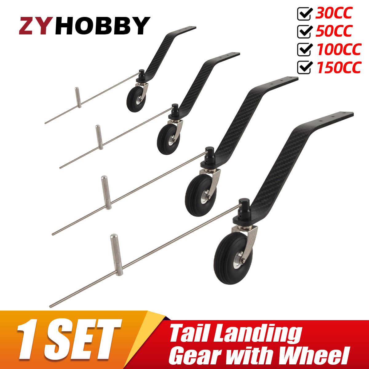 Tail Landing Gear with Wheel 3 - Rc Helicopter Bag のレビューと価格