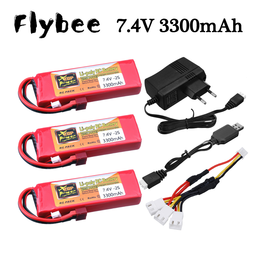2S 7.4V 3300mAh Lipo Battery C - Rc Helicopter Charger のレビューと価格