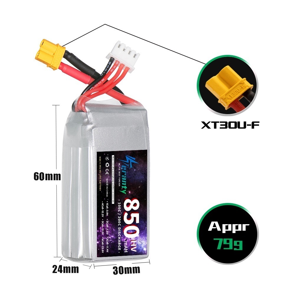 1/2/3PCS TERANTY 3S 11.4V Lipo - Rc Helicopter Battery のレビューと価格